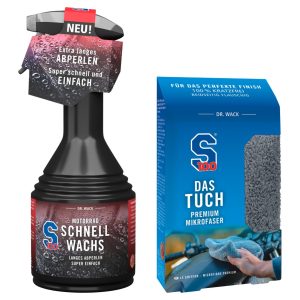 Set: S100 Schnellwachs 500ML + S100 DAS TUCH