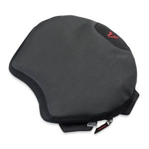 TRAVELLER SMART Komfortkissen. Schwarz. 33,5 x 38 cm