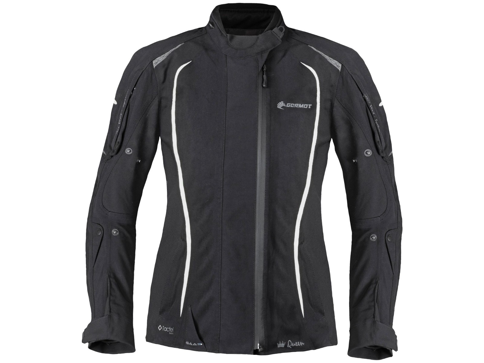 MotoQueen wasserdichte Damen Textiljacke, Damen 48