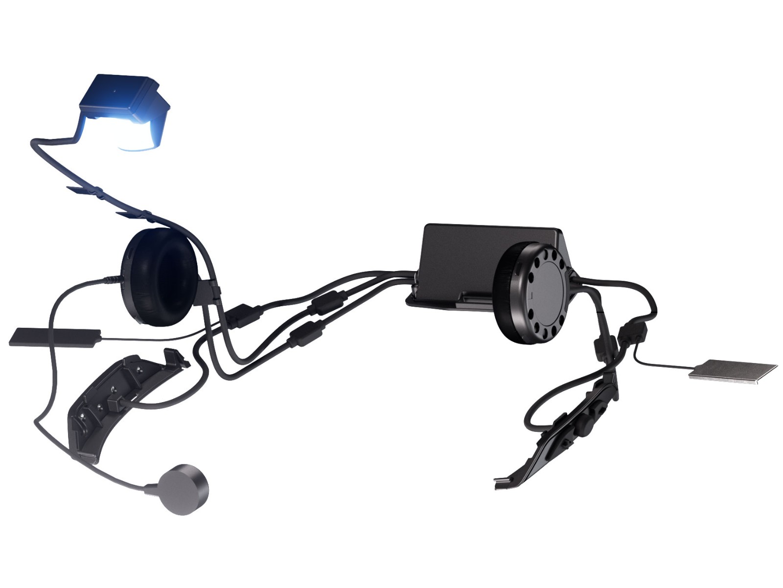 Visier-Head-up Display für Shoei GTA3 SMART