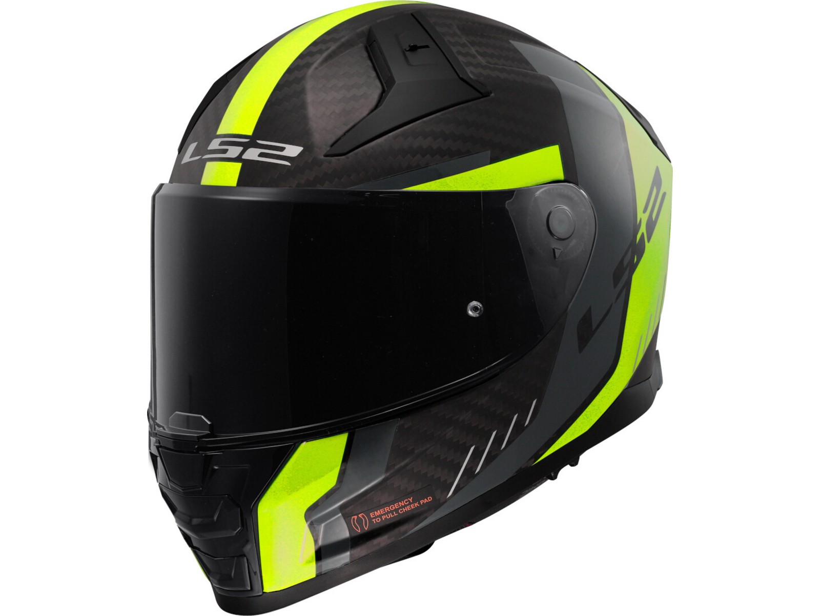 FF811 Vectror II Carbon Grid, 3XL, mattschwarz/hivis gelb
