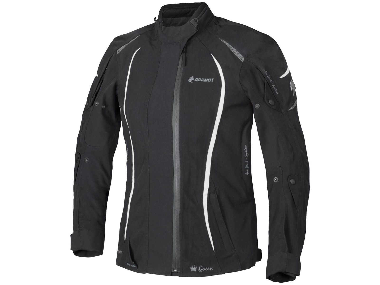 MotoQueen wasserdichte Damen Textiljacke, Damen 42