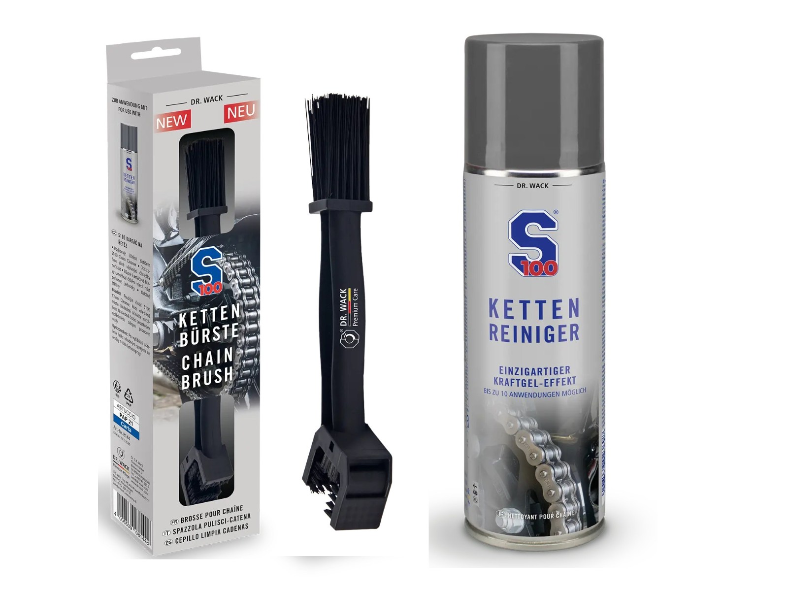 Set: S100 KETTENREINIGER+KETTENBÜRSTE